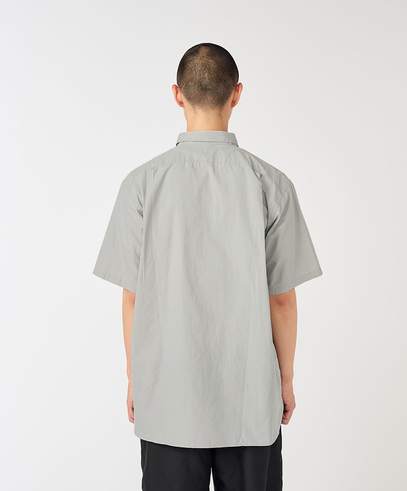 Regular Collar Wind S/S Shirt H/グレー 0(WOMEN)