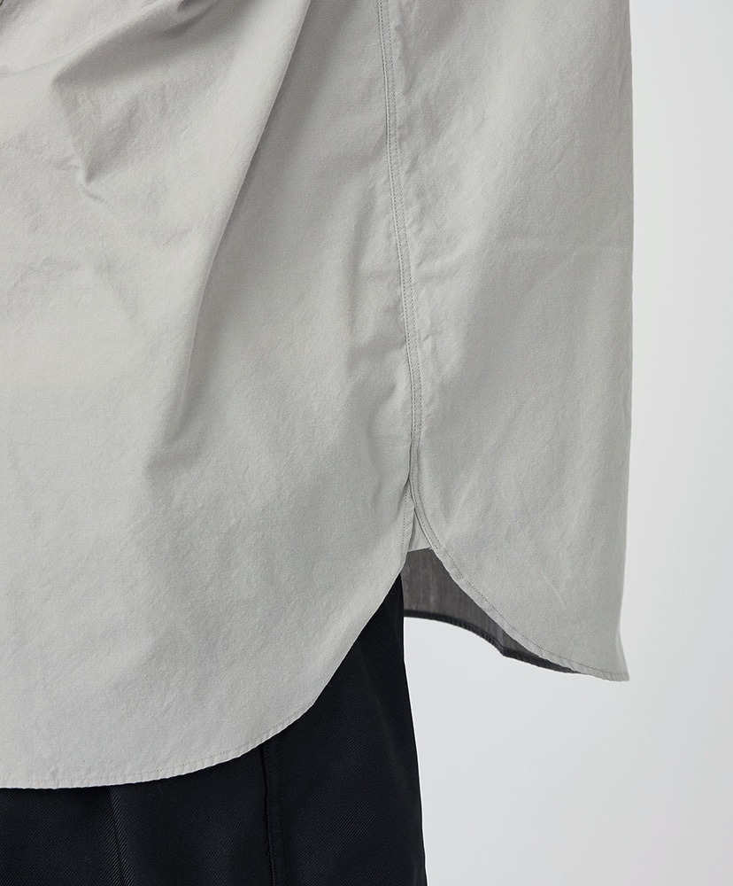 Regular Collar Wind S/S Shirt H/グレー 0(WOMEN)