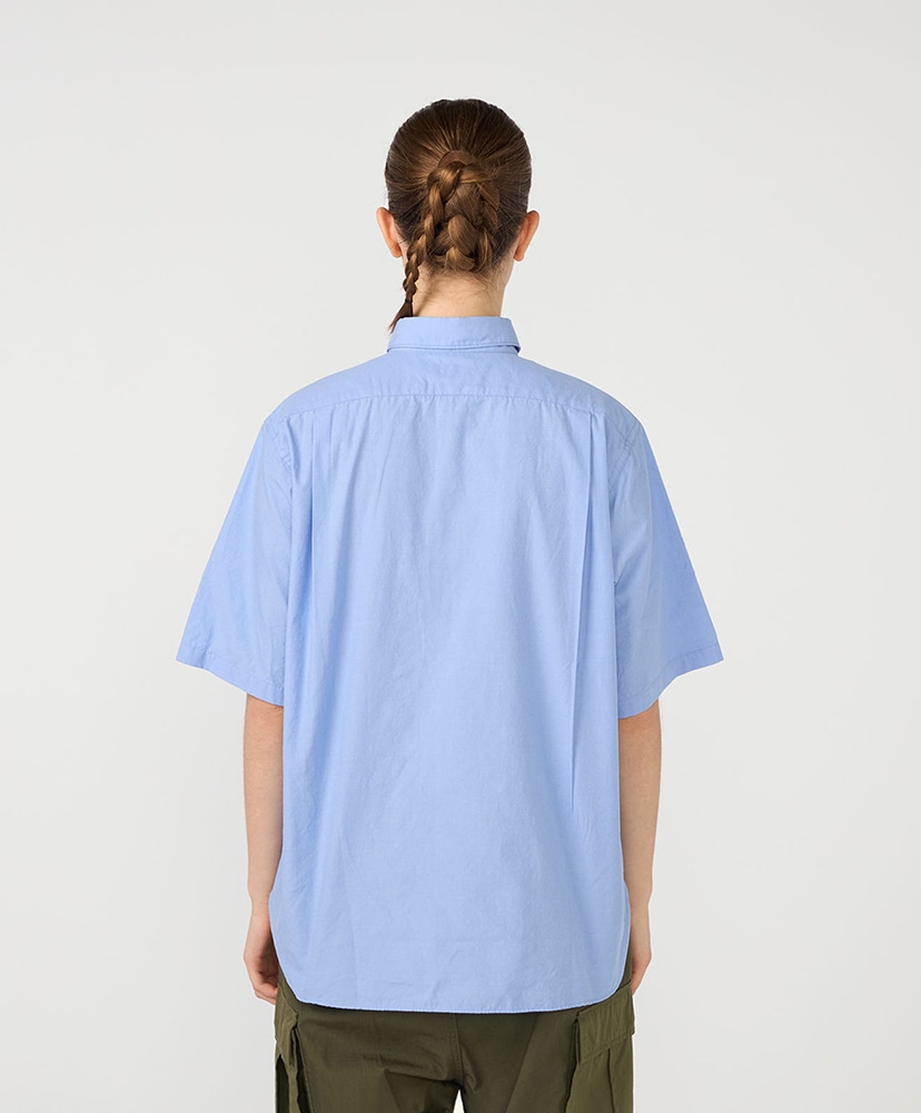 Regular Collar Wind S/S Shirt SX/サックス 0(WOMEN)