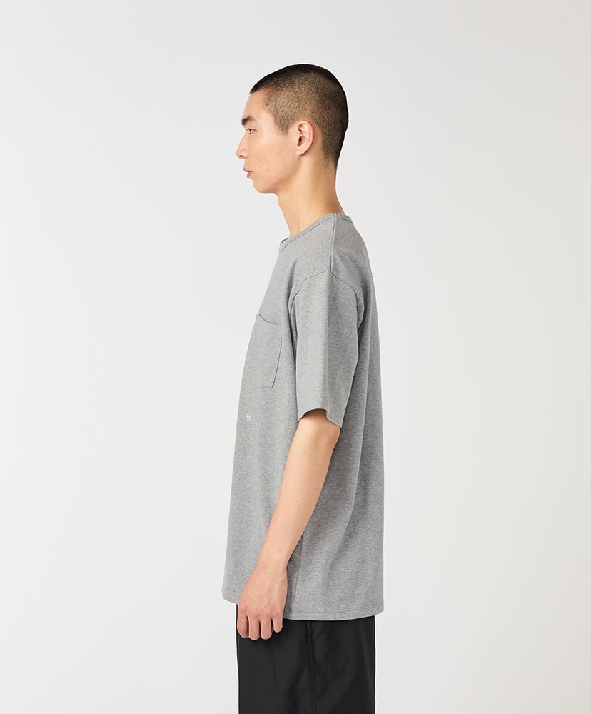 COOLMAX Jersey Pocket Tee HG/ヘザーグレー L(MEN)
