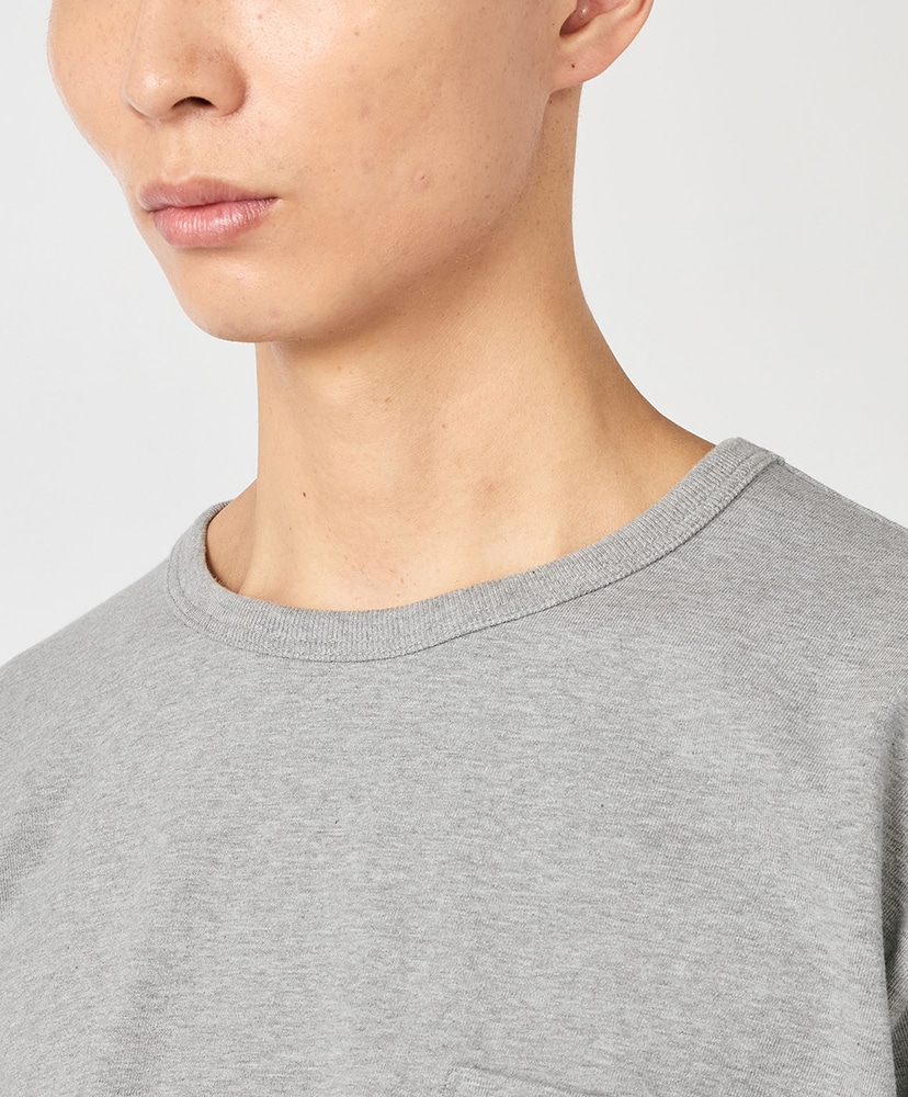 COOLMAX Jersey Pocket Tee HG/ヘザーグレー L(MEN)