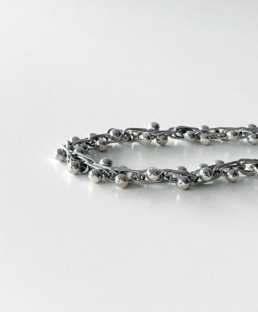 プチガリトラップブレス シルバー F