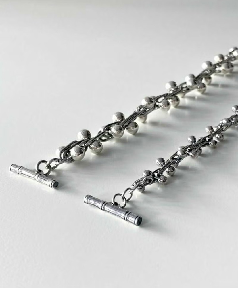 プチガリトラップブレス シルバー F