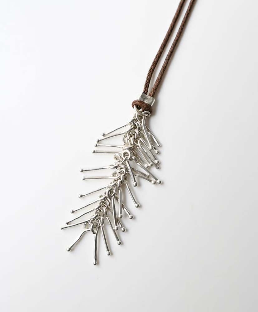 パインネックレス Silver/シルバー (MEN)