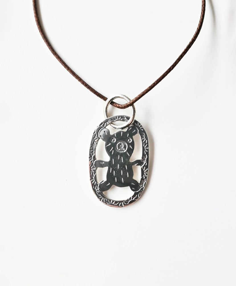 TEBORI Bear ネックレス シルバー ONE