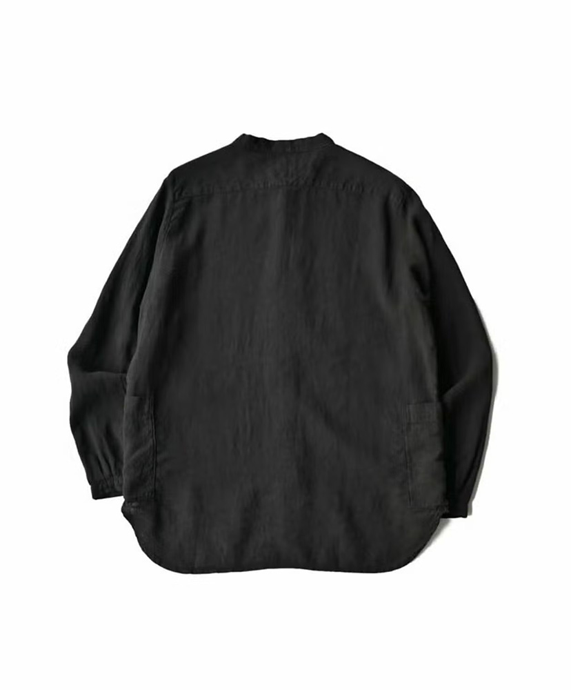 スナフリネンシャツ ブラック 2XL(MEN)