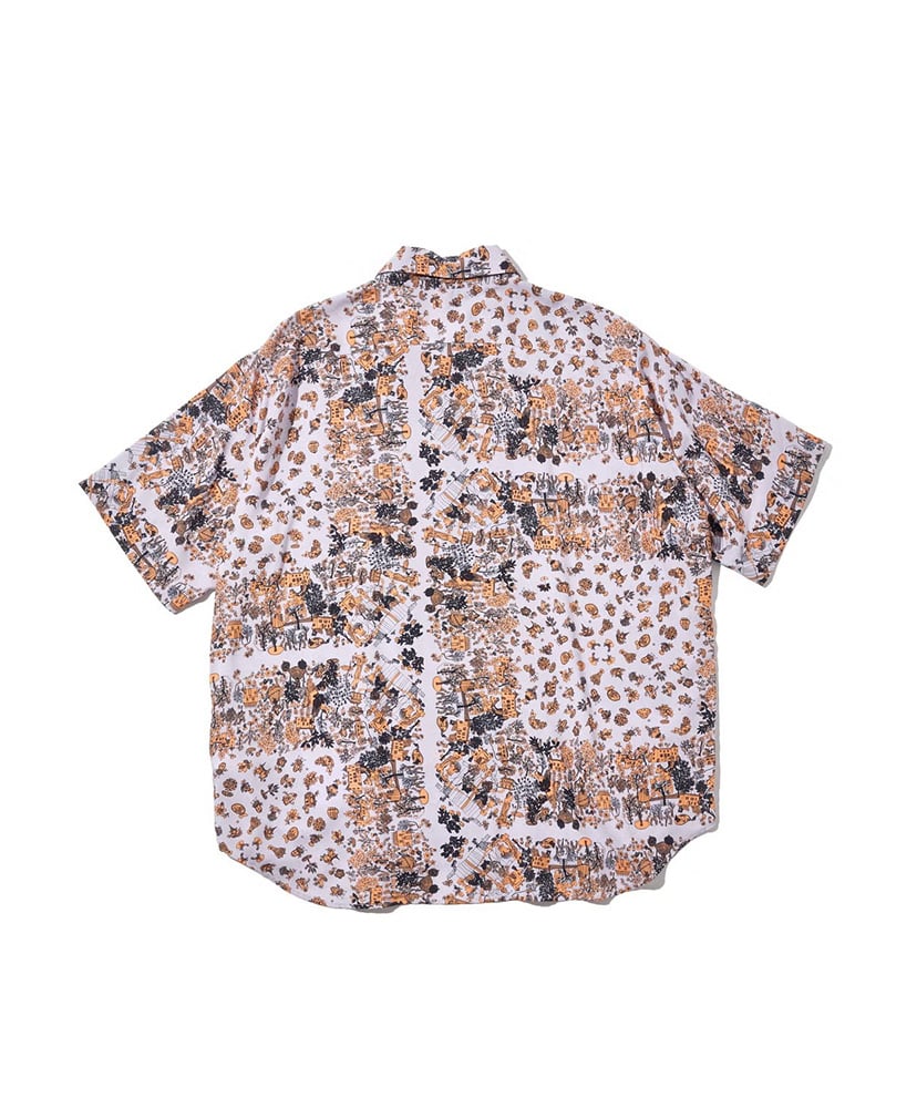 パラダイススカーフブラウス オレンジ 2XL(MEN)