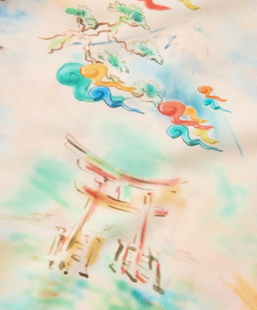 JPパワースポットブラウス マルチ 2XL(MEN)