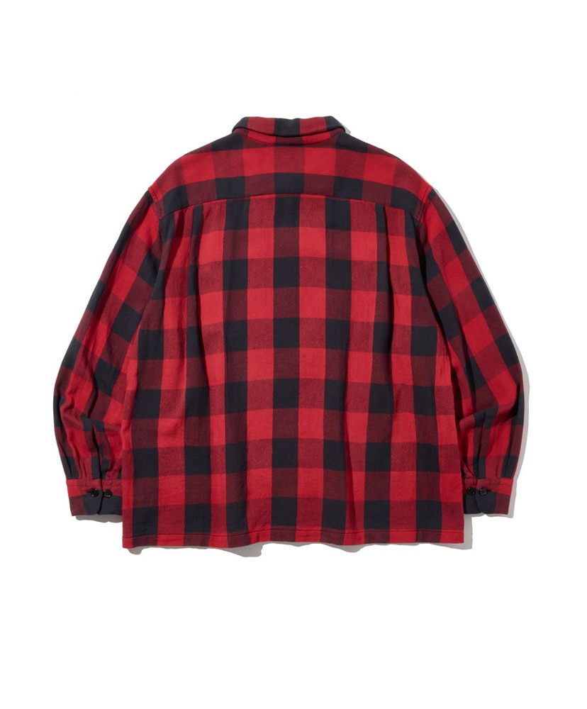 トフビフシャツ レッドチェック L(MEN)