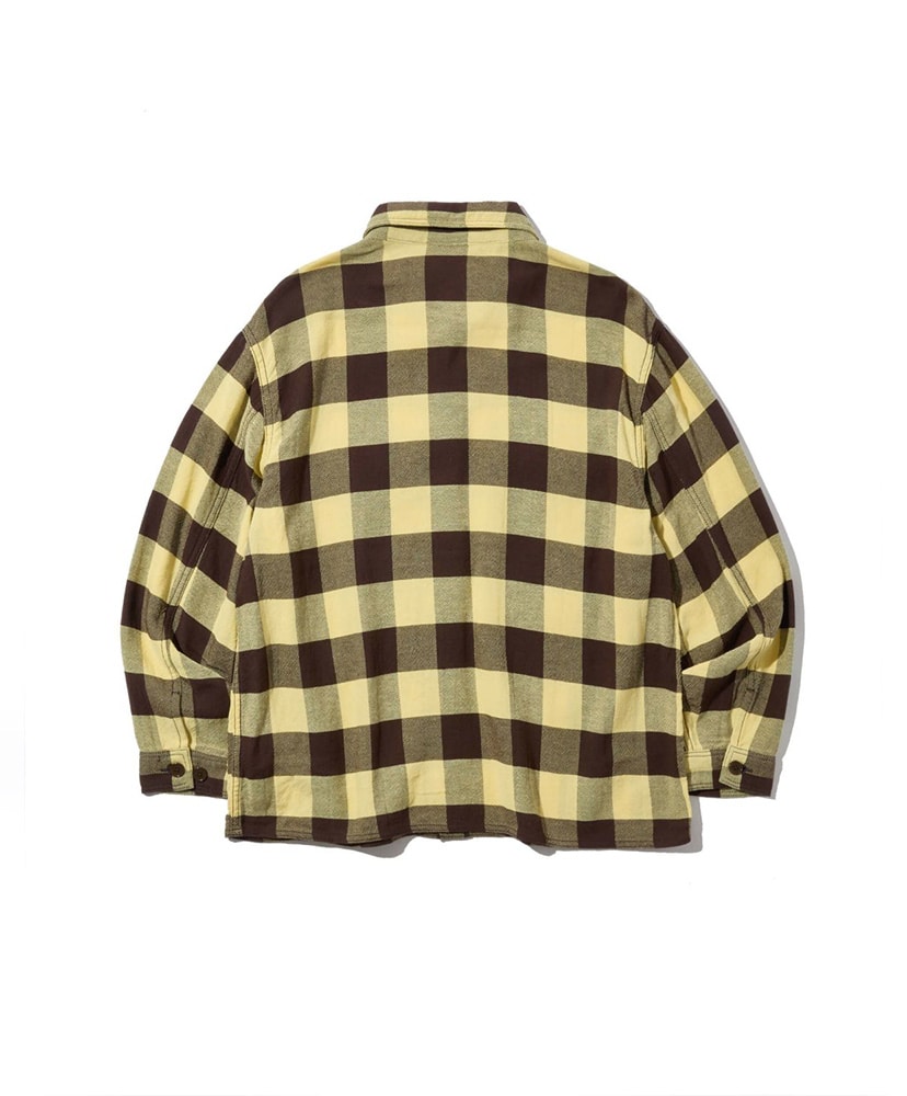 トフビフジャケット イエローチェック L(MEN)