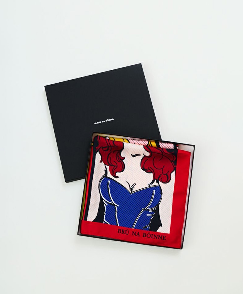 ボインスカーフ レッドマルチ ONE