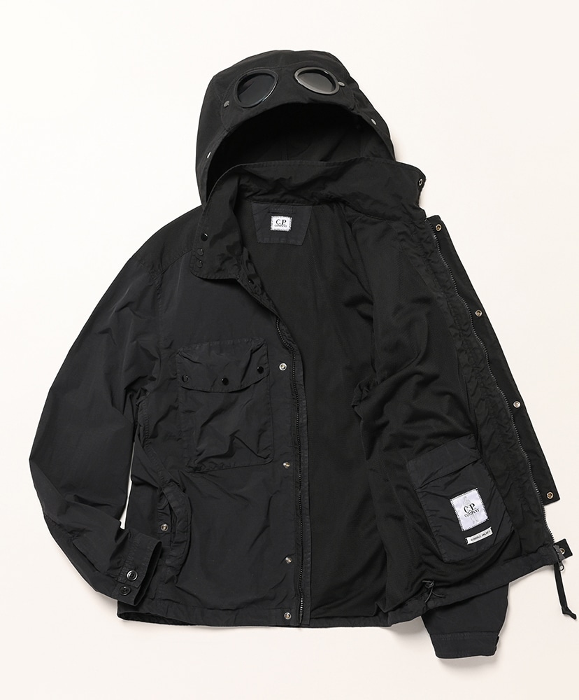 Flatt Nylon Mixed Goggle Overshirt Black/ブラック L(MEN)