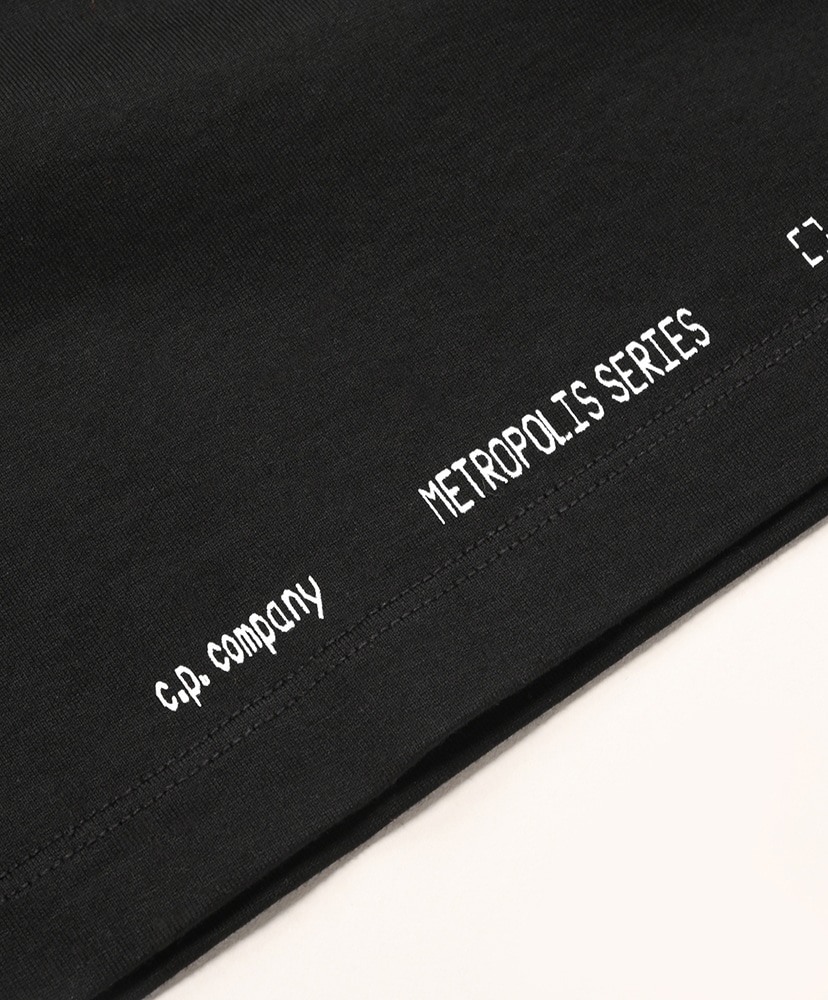 T-Shirt Short Sleeve in Mercerized Jersey Black/ブラック L(MEN)