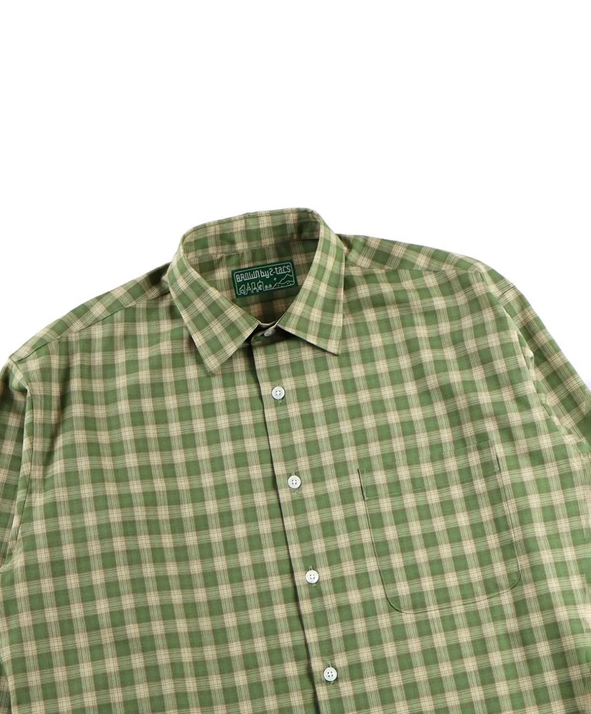Wide Collar Green Check/グリーンチェック L(MEN)