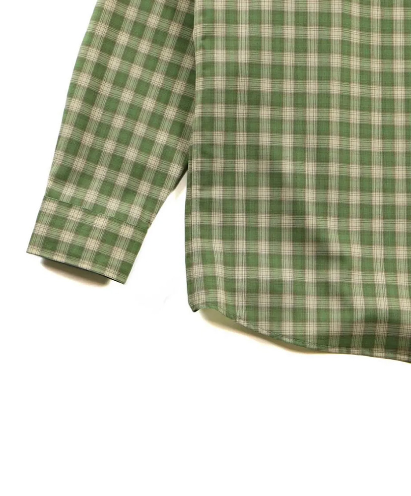 Wide Collar Green Check/グリーンチェック L(MEN)