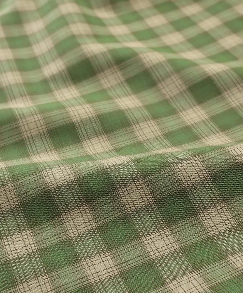 Wide Collar Green Check/グリーンチェック L(MEN)