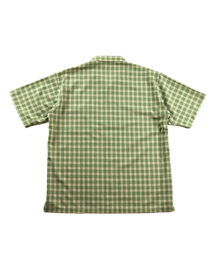 Open Collar Green Check/グリーンチェック L(MEN)