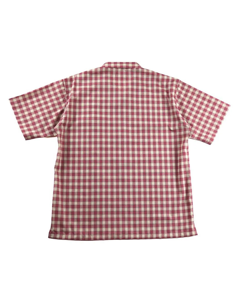 Open Collar Red Check/レッドチェック L(MEN)