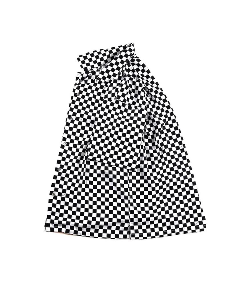 Aloha S/S White&Black checker/ホワイトアンドブラックチェッカー L(MEN)