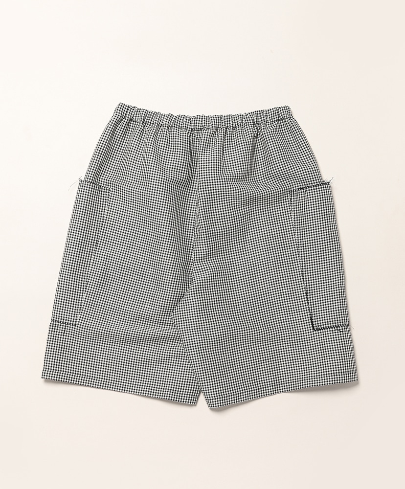 CCGS15UNI - Linen Wool Check White×Black/ホワイト×ブラック 3(MEN)