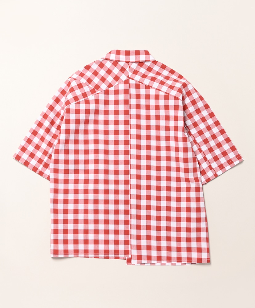 CCGS19UNI - Vichy Gingham White×Red/ホワイト×レッド F(MEN)
