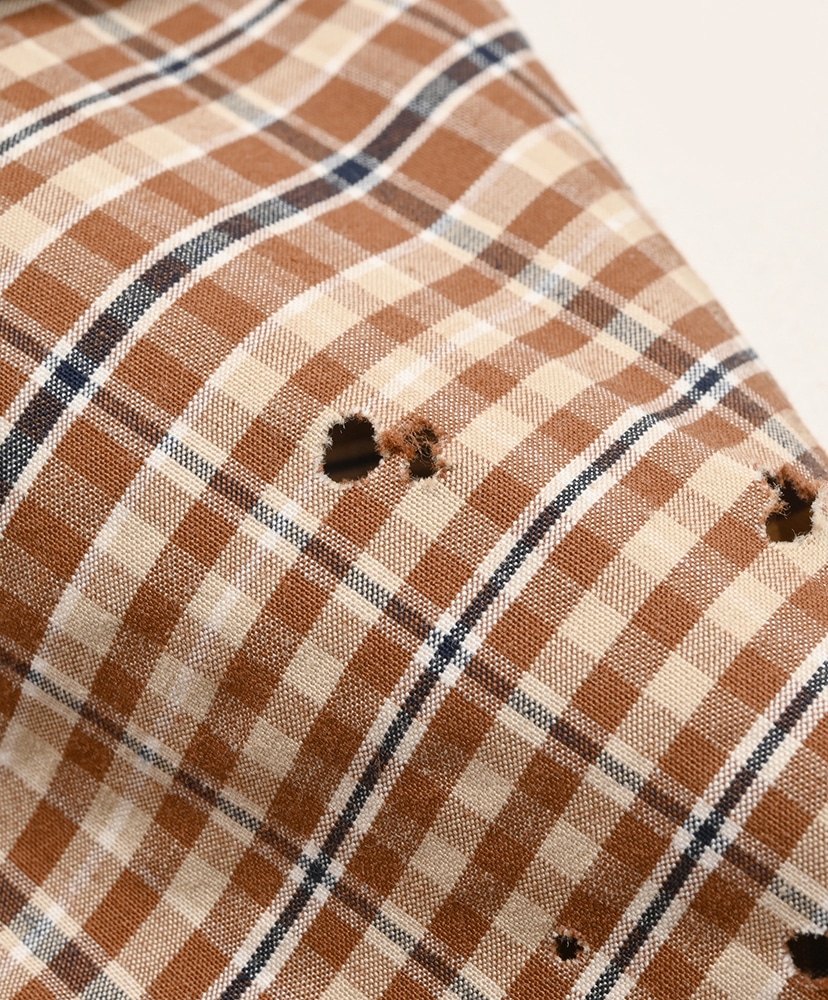 CCGS19UNI - Broken Check Brown/ブラウン F(MEN)