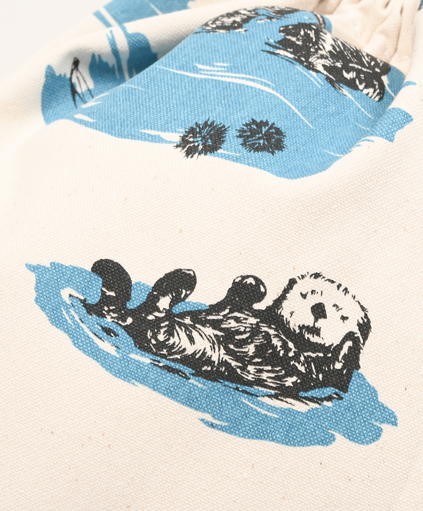 巾着 - Print Rakko/ラッコ ONE