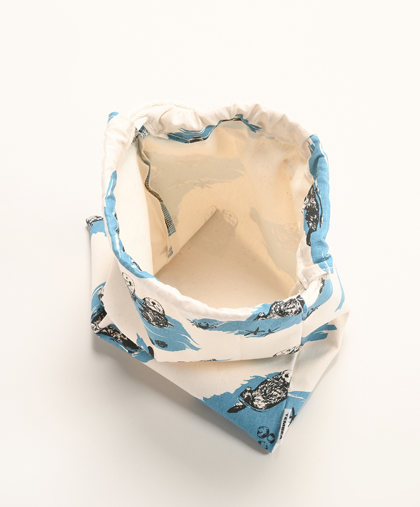 巾着 - Print Rakko/ラッコ ONE