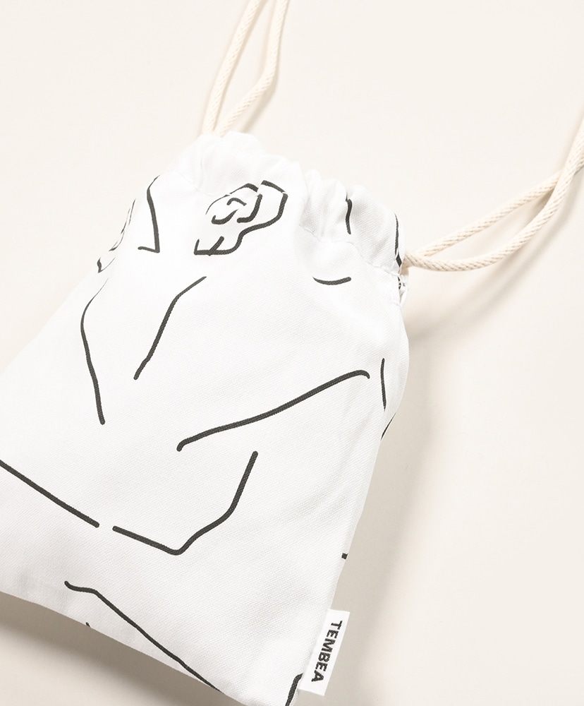 巾着Pochette - Print ドクロ ONE