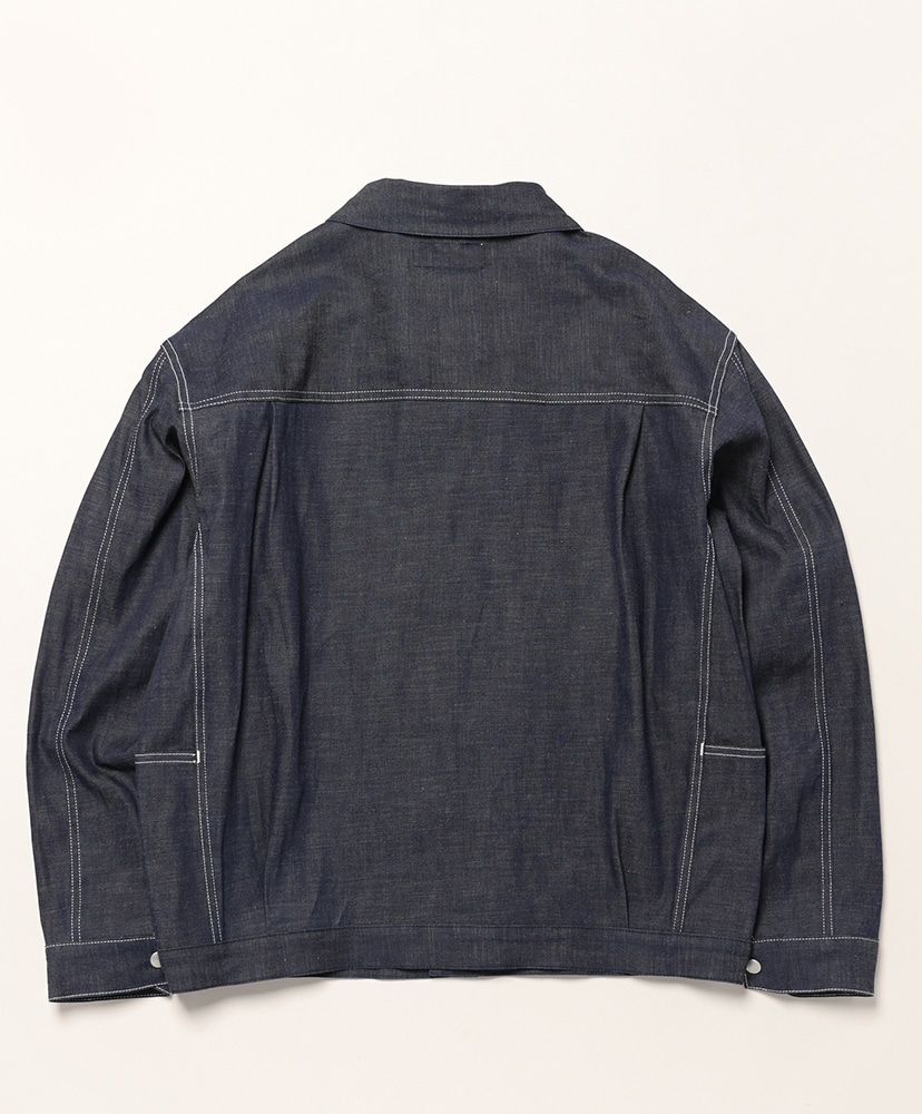 Gardeners Jacket - 8oz Military Denim Indigo/インディゴ L(MEN)