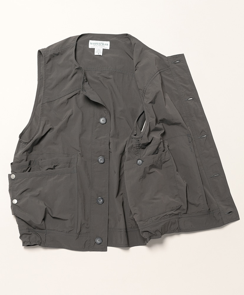 Overgrown Hiker Vest - Nylon Ripstop Charcoal/チャコール L(MEN)