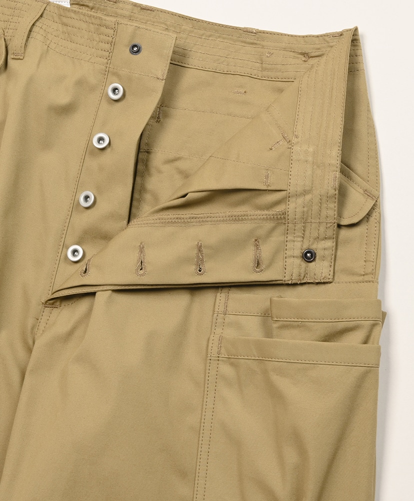 Overgrown Pants - Poplin Khaki/カーキ L(MEN)
