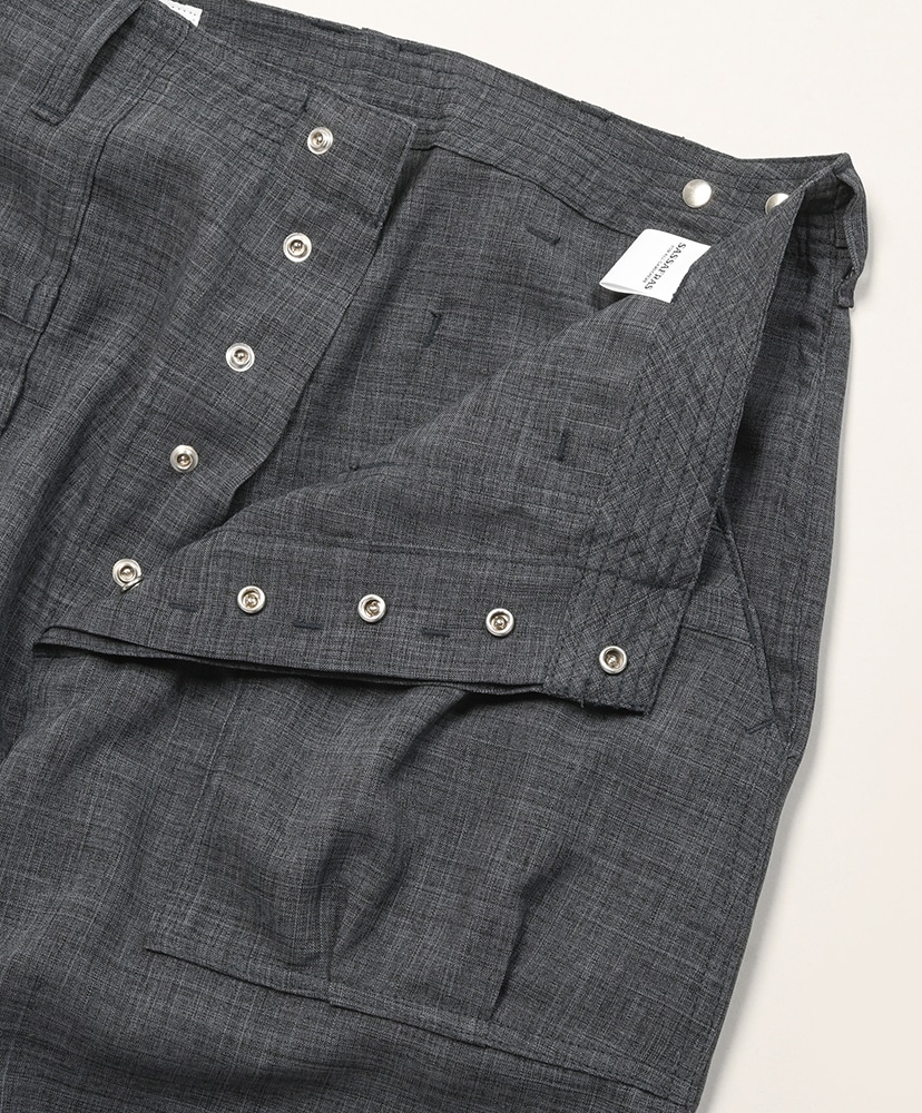 Overgrown Fatigue Pants 1/2 - Woolino Gray/グレー L(MEN)