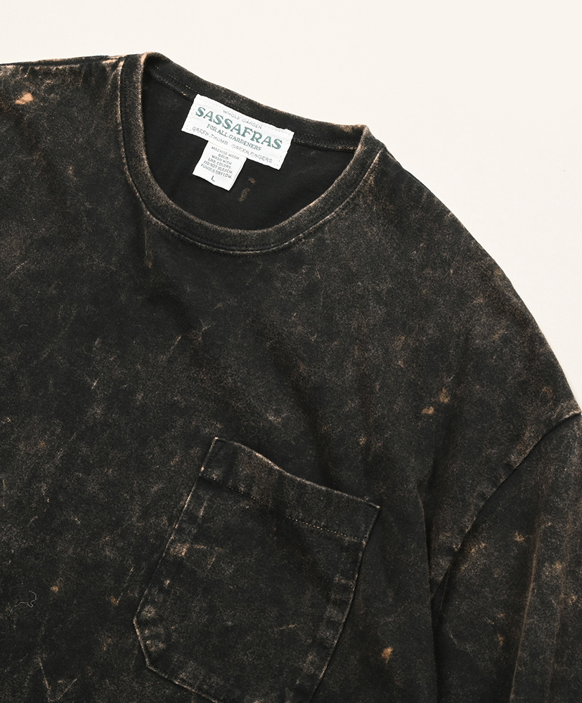 Soil Galaxy CCP T 1/2 - Single Yarn Cotton Black/ブラック L(MEN)