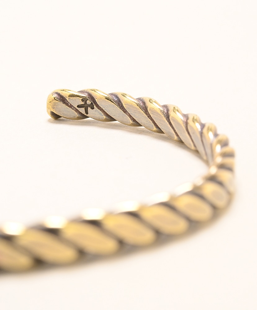 Plait Cuff - American Brass Work Patina/ワークパティナ L