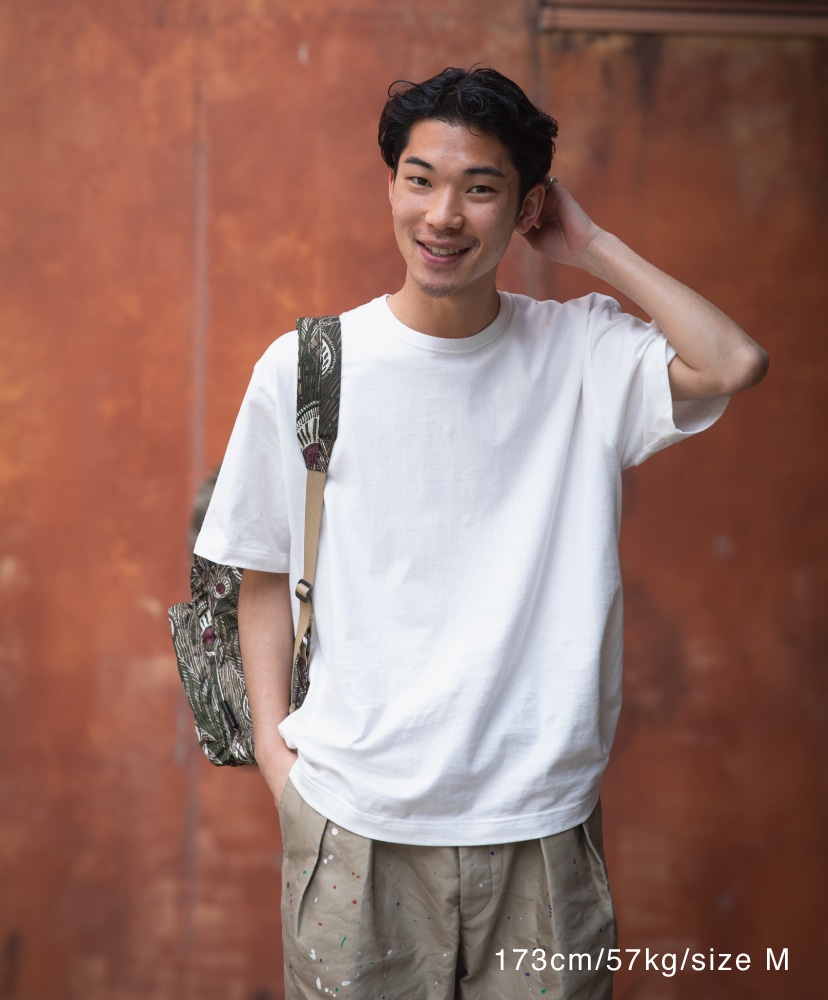LOFTMAN別注 50th 2P BEEFY S/S T Dark Brown×Off White/ダークブラウン×オフホワイト L(MEN)