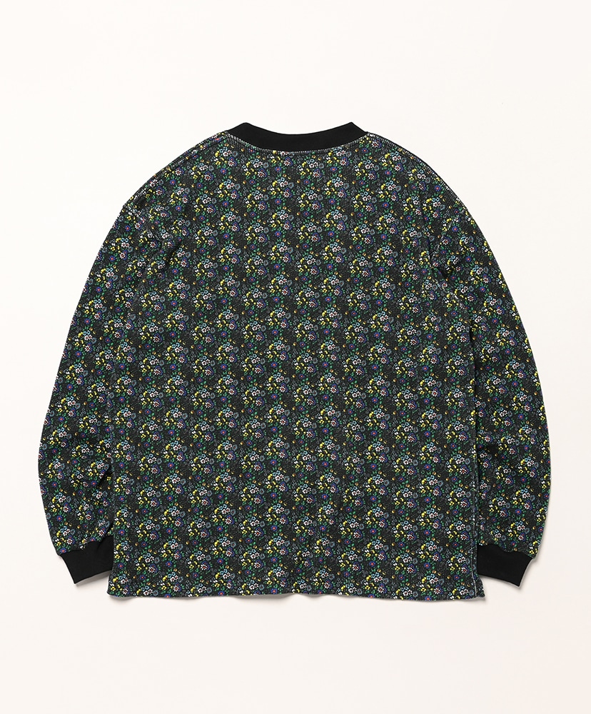 Small Flower Waffle Tee Black/ブラック 3(MEN)