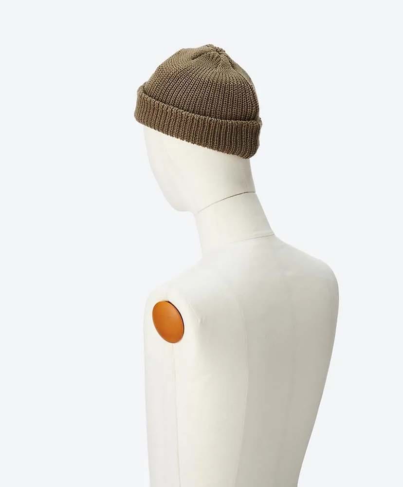 Cotton Acrylic Watch Cap Olive Green/オリーブグリーン FREE