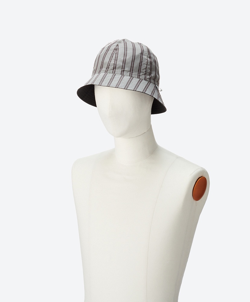 Reversible Bucket / 6panel Hat Black×Gray/ブラック×グレー 2(MEN)