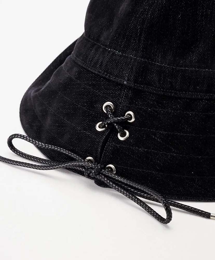 Flocky Printed Denim 2Way Sailor Hat Black/ブラック 2(WOMEN)