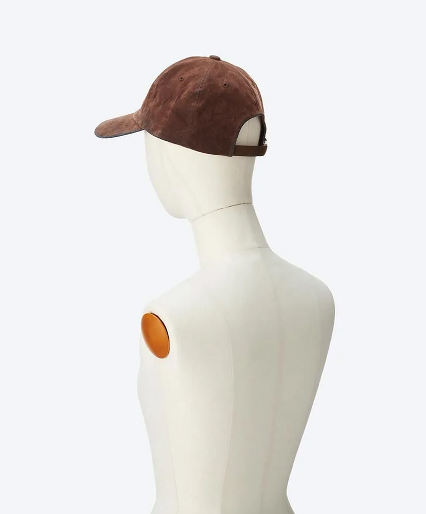 Flocky Printed Denim 6panel Cap Brown/ブラウン F(WOMEN)