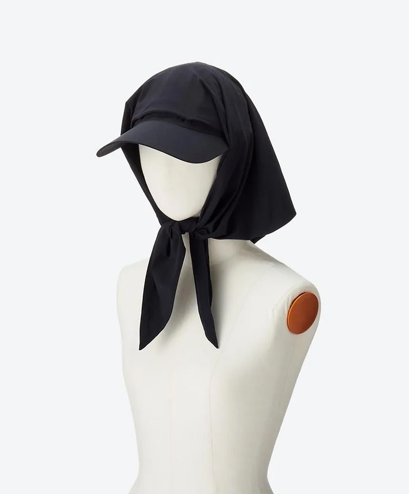 Nylon Detachable Scarf 6Panel Cap Black/ブラック F(MEN)