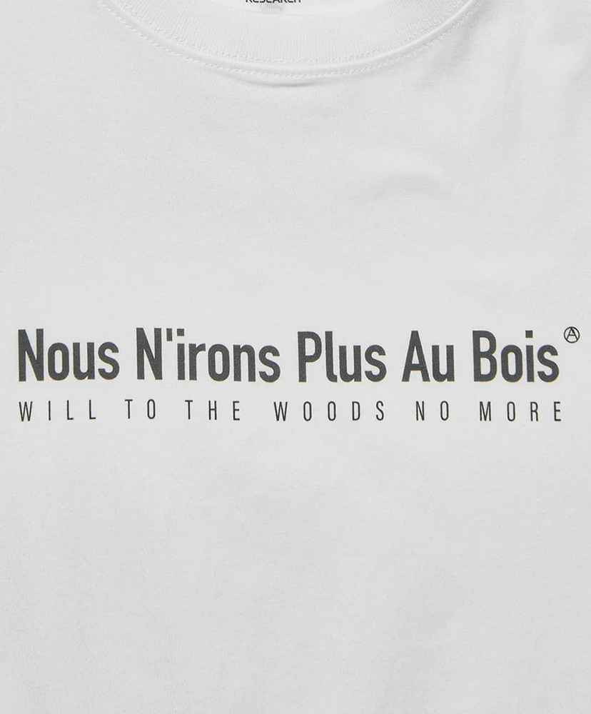Nous N'irons Plus Au Bois White/ホワイト L(MEN)