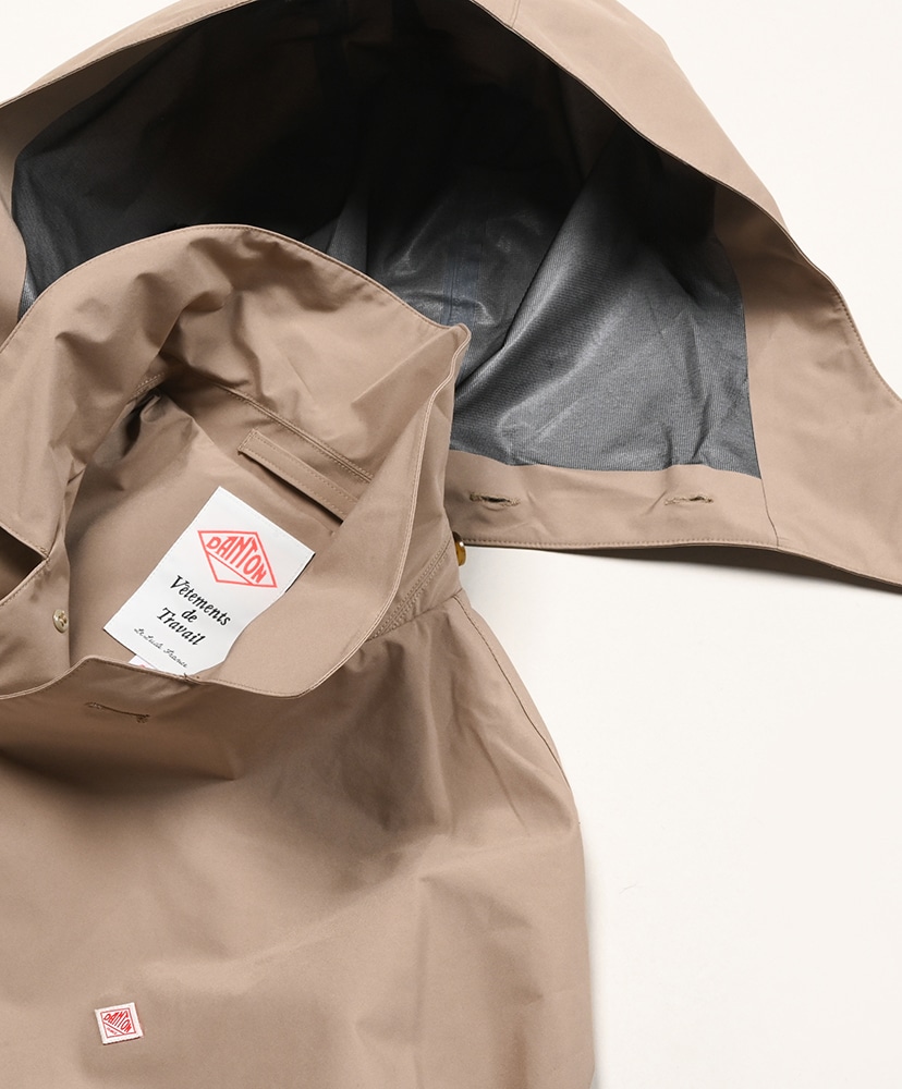 Women's 3-Layer Cloth Hooded Balmacaan Coat Beige/ベージュ S(WOMEN)