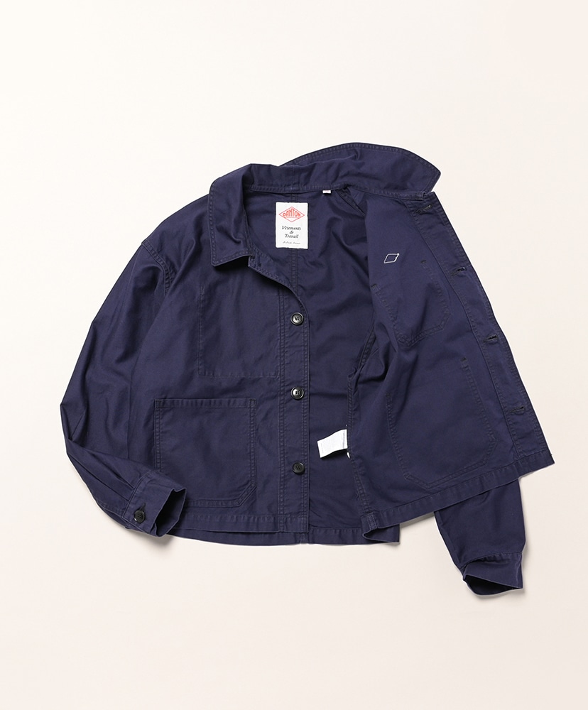 Moleskin Wide Coverall Jacket Navy/ネイビー 36(WOMEN)