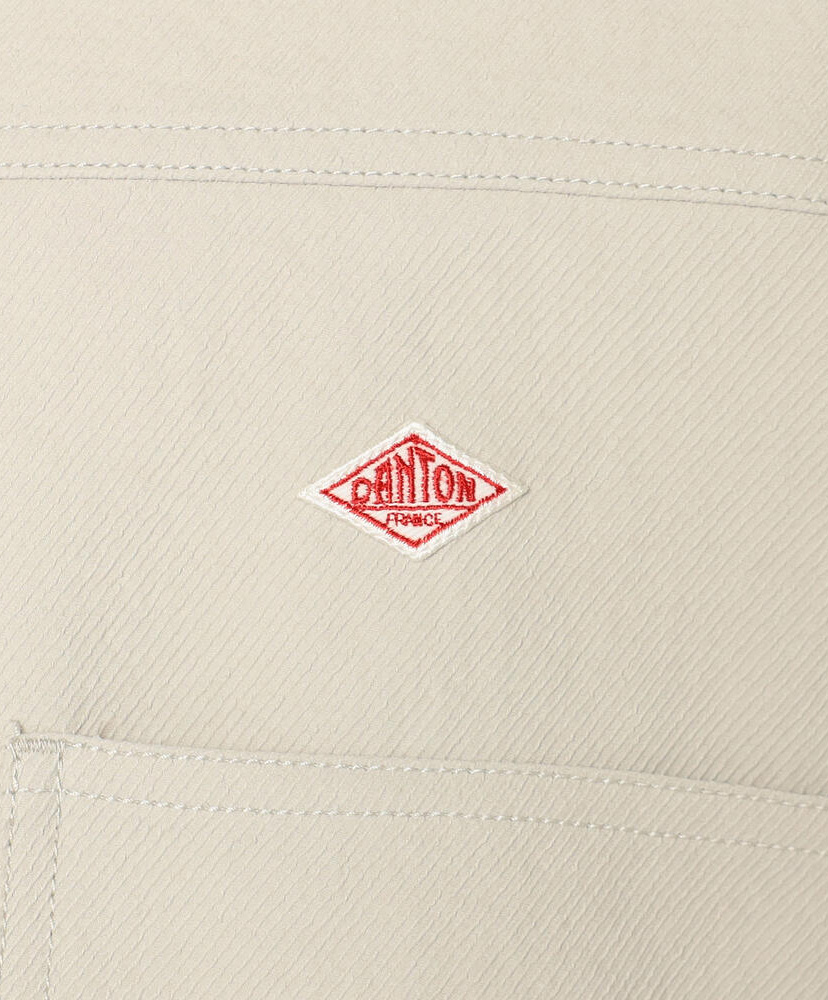 Men's Polyester Twill Jeans Jacket Style Shirt Blouson Greige/グレージュ 40(MEN)