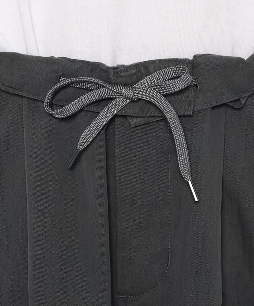 Men’s C/N Twill Double Pleated Easy Pants Charcoal/チャコール 40(MEN)