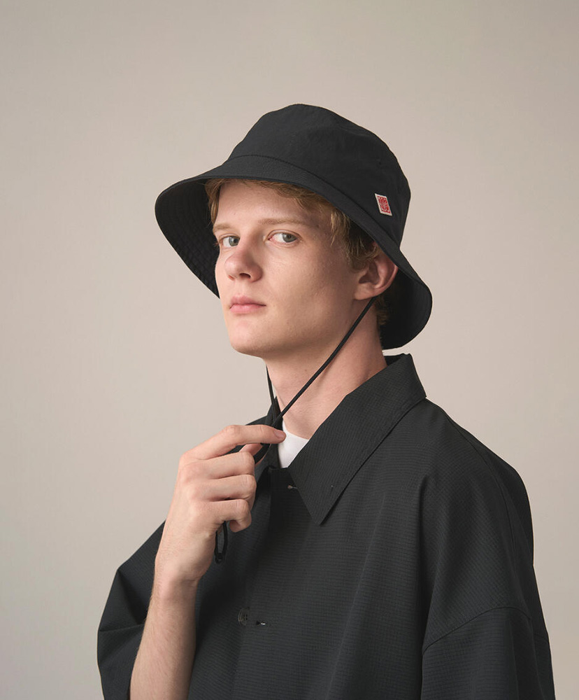 Stretch Polyester Bucket Hat Black/ブラック F
