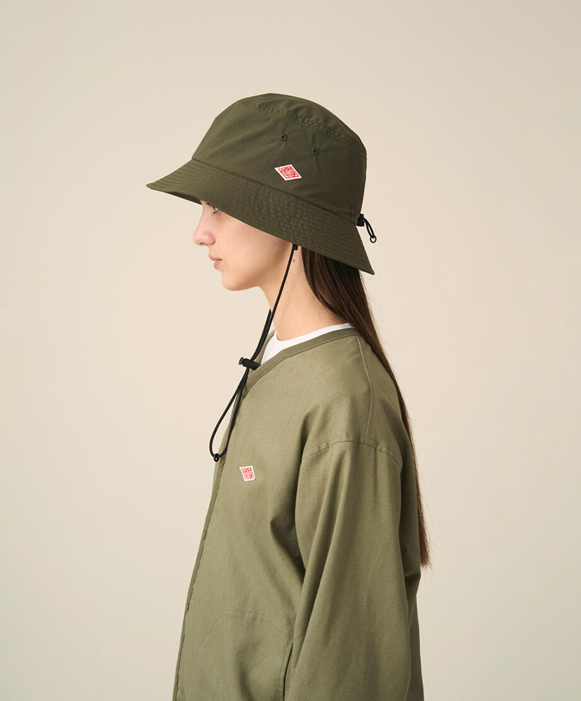Stretch Polyester Bucket Hat Dark Olive/ダークオリーブ F