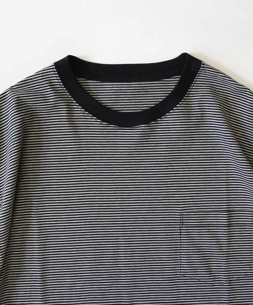 Hi Qualitee S/S Black×F Gray/ブラック×Fグレー L(MEN)